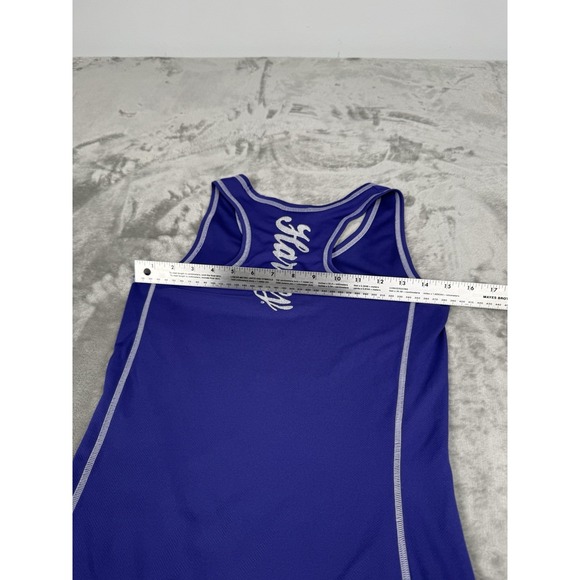 Harley Davidson Purple Tank Top Womens Small S Logo Embroidered Motorcycle Biker - Picture 7 of 7